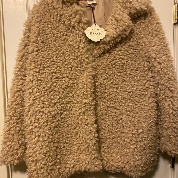Knox Rose Jackets & Blazers - NWT Knox Rose Teddy bear coat.